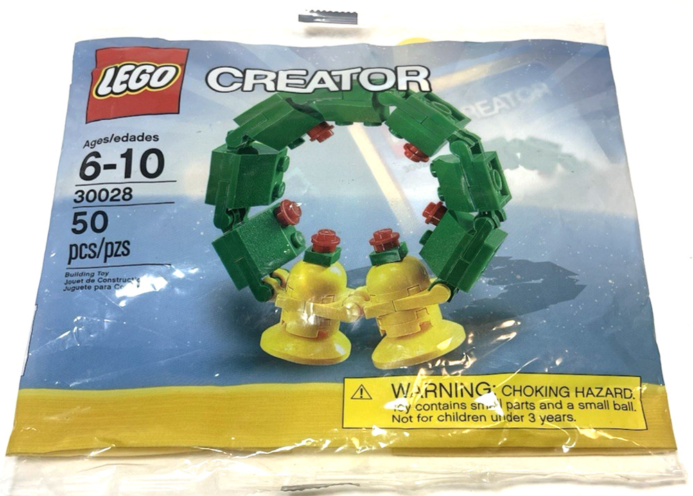 LEGO Creator 30028 Wreath Christmas Tree Ornament Holly Green Bells NEW